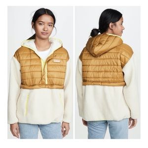 MOTHER The Sher-Puff Zip Pullover